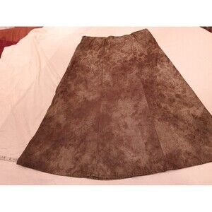 Christopher & Banks Size 4 brown floral skirt A line measurements in pics